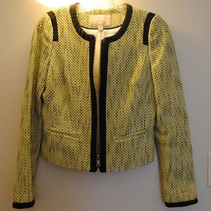 Banana Republic Cropped Tweed Jacket
